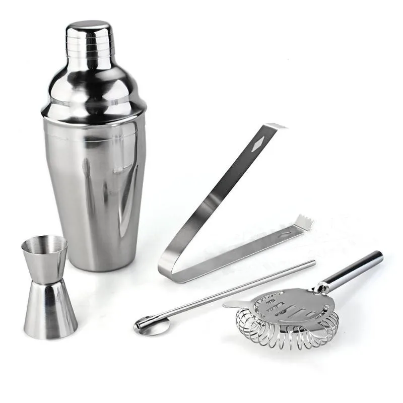 5 шт./компл. коктейльный шейкер из нержавеющей стали миксер для напитков набор