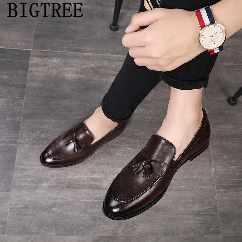 Мужская обувь для костюма Мужские модельные туфли классические итальянские