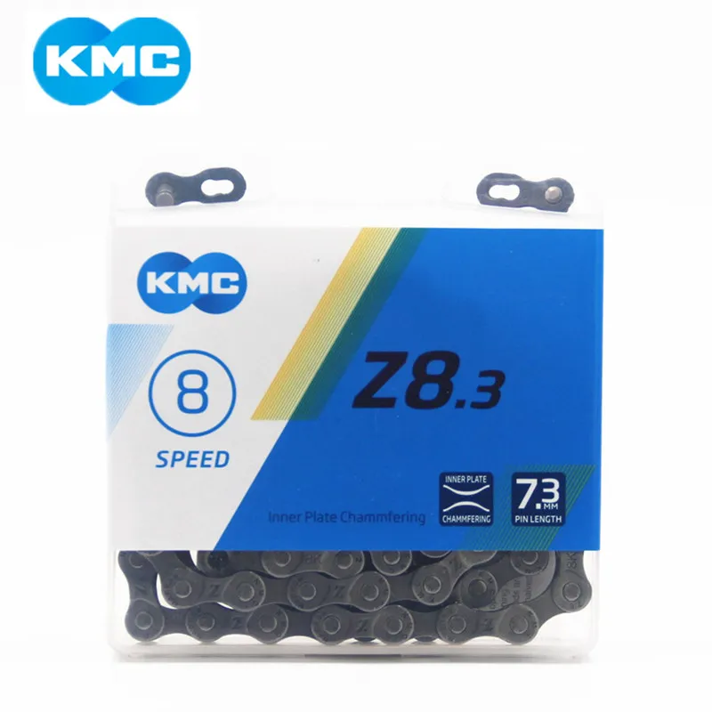 

Brand KMC Z8.3 Bicycle Chains 116L 8 Speed Bicycle Chain With Original Box and Magic Button for Mountain Road Bike Bicycle Parts