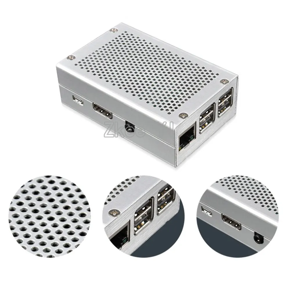 Алюминиевый чехол с радиатором для телефона Pi 3 B + 2 Модель B|Аксессуары