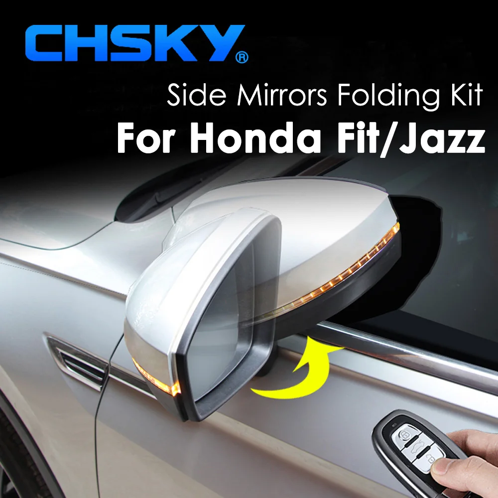Складное Автомобильное зеркало заднего вида для Honda Jazz|car side mirror|view mirrormirror folding |