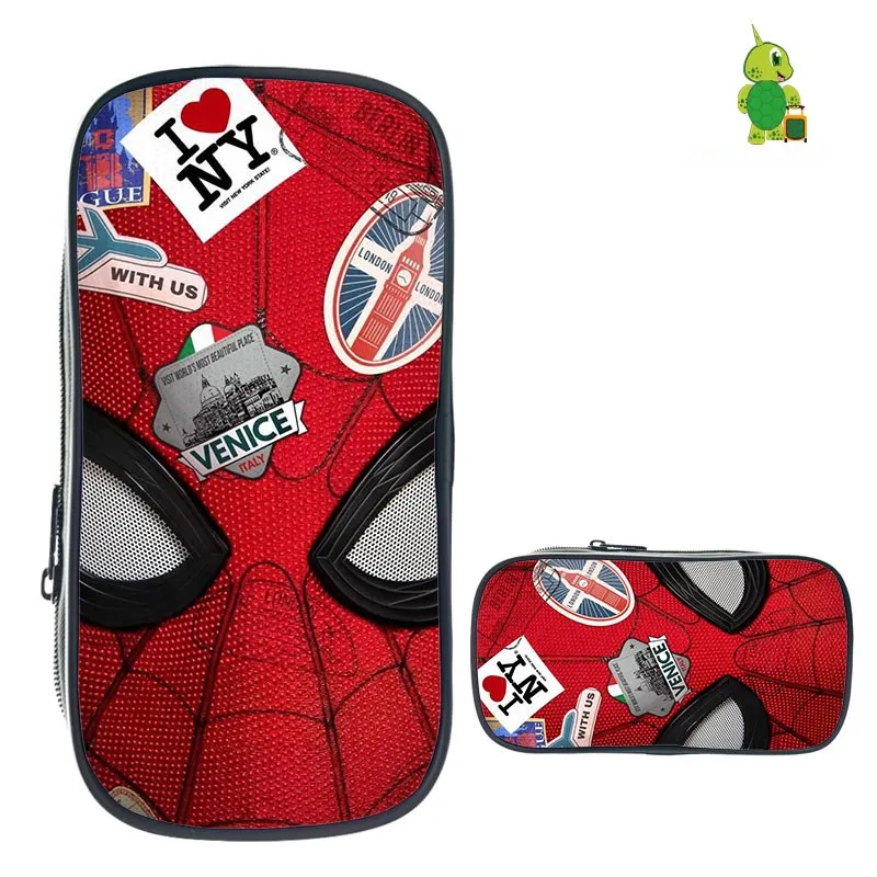 Spider Man Far From Home Pencil Case for Boys Girls Stationery Storage Bags Cosmetic Bag Kids School Supplies Makeup Bag