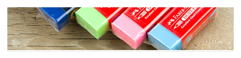 Faber Castell пыли Цветной карандаш, ластик, 6 шт. Новинка ластики школьные каучуков специально разработан для Книги по искусству и графический