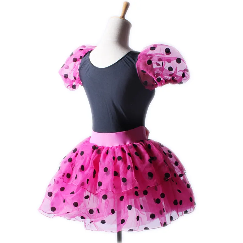 Новые балетные танцевальные костюмы для женщин и детей с волнистыми рукавами 2524