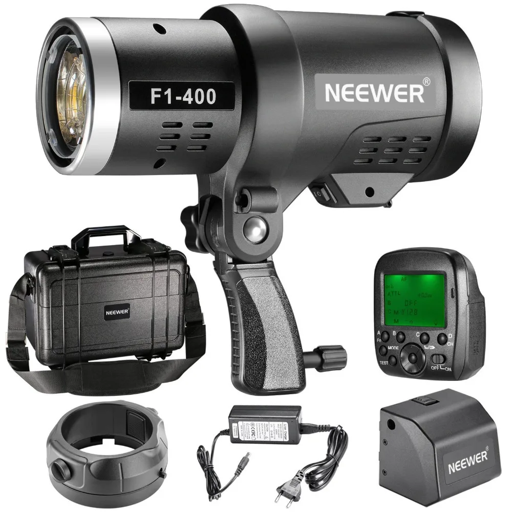 Открытый стробоскопический светильник Neewer Dual ttl для Canon Nikon DSLR камеры, с 2,4G беспроводным триггером+ 3200mAh перезаряжаемый аккумулятор