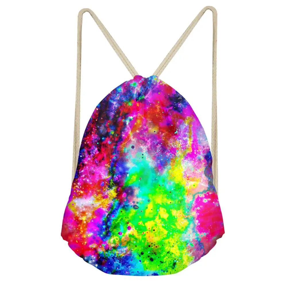 C0166Z3 FORUDESIGNS Galaxy звезда печати сумка для хранения на шнурке школьный рюкзак из полиэстра женские новые мужские дорожная сумка для отдыха Mochila Feminina - Цвет: C0166Z3