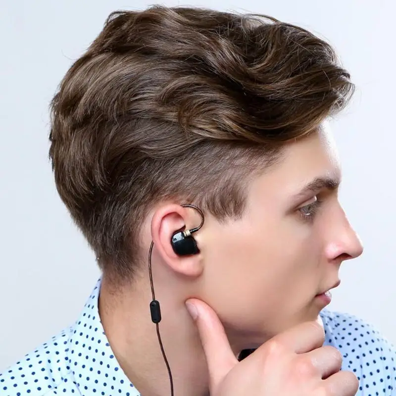 KZ ATR In Ear стерео наушники вкладыши HiFi 3 5 мм L Тип штепсельной вилки шумоподавляющие