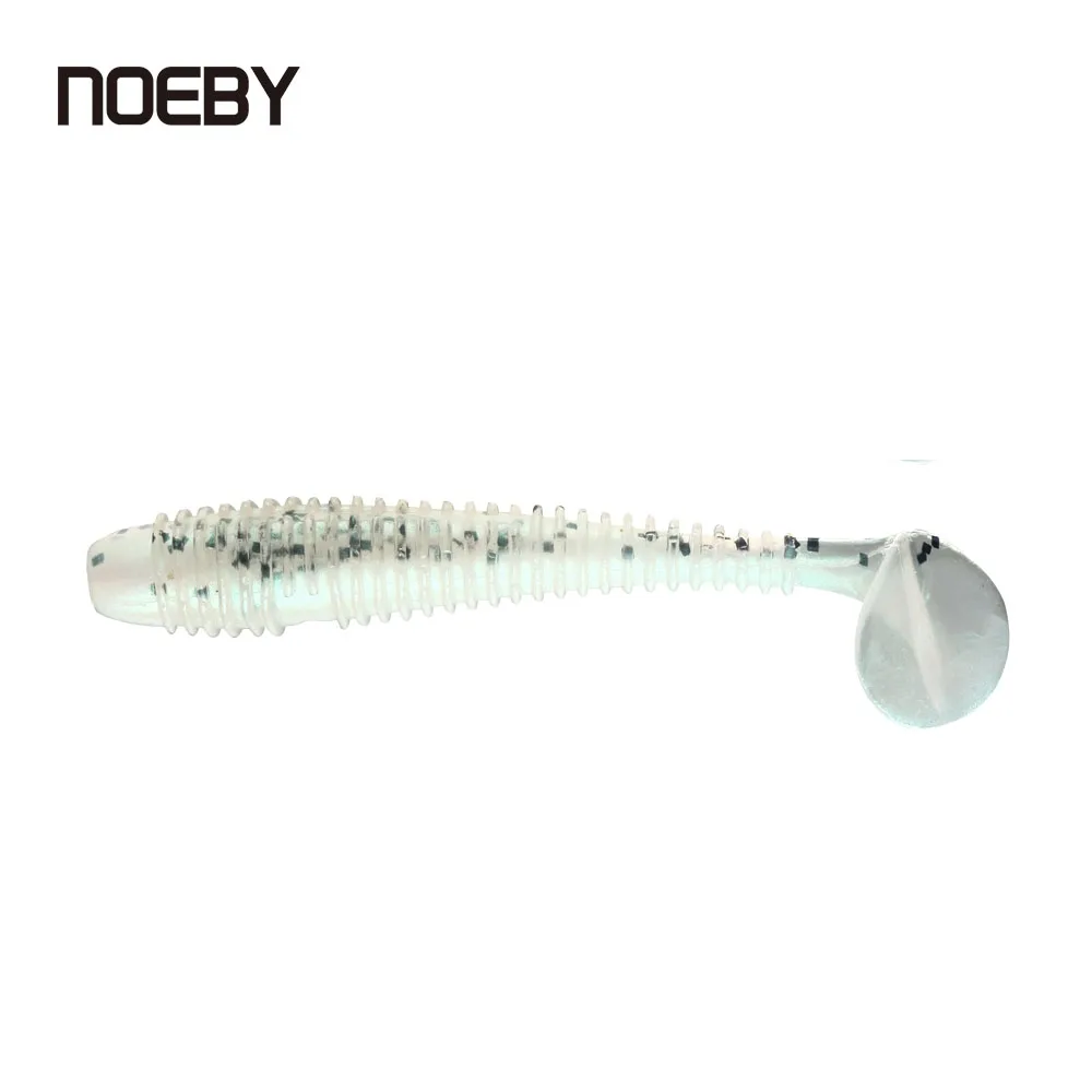 Мягкая приманка NOEBY 4 см 5 7 9 двухцветная рыболовная легкое погружение силиконовая