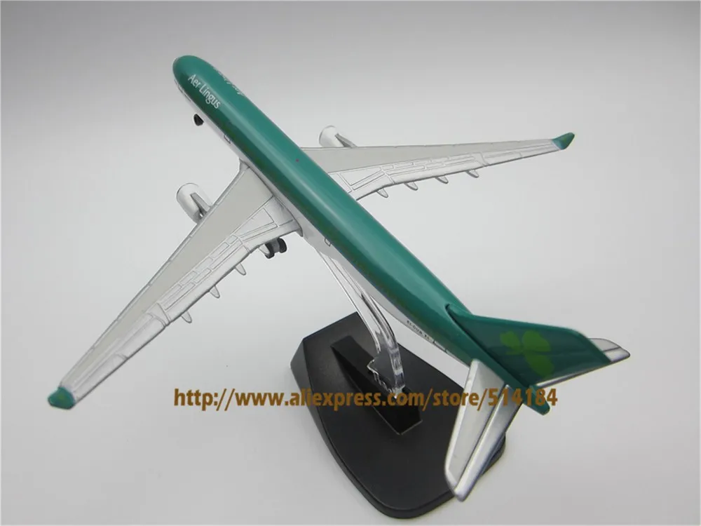 13 см сплав металлическая модель самолета воздуха Aer Lingus Аэробус 330 A330 авиакомпаний дыхательные пути самолет режим RC самолета подарок