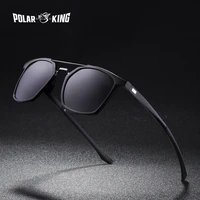 polarking brand fashion aluminum frame polarized sunglasses for men traveling sun glasses mens driving eyewear oculos gafas