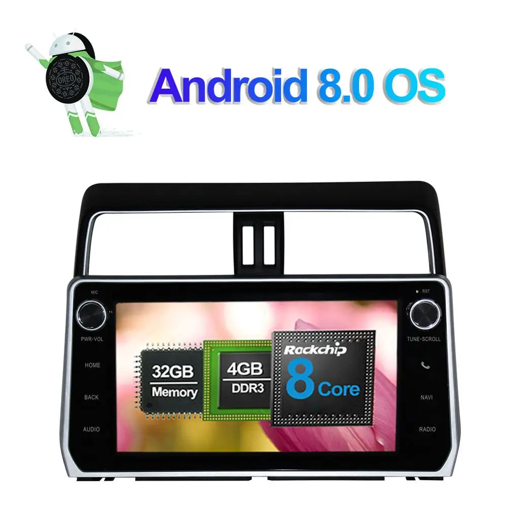 Автомагнитола с IPS экраном 10 1 дюйма Android радио мультимедиа GPS навигацией Bluetooth для