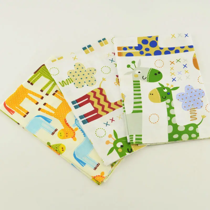 Книжная бумага с милым мультяшным жирафом стильные тильды материалы пэчворк