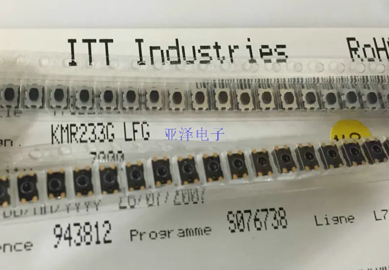 20 шт./лот американский ITT оригинальный KMR233G сенсорный выключатель smd 4 6*2 8*1 9