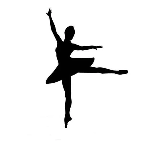 

Ballerina Silhouette window Decal Sticker 15x13cm