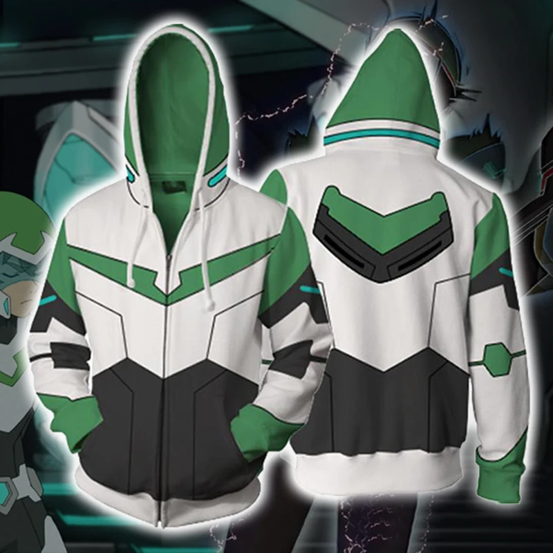 Voltron: Легендарный Защитник 3d толстовки Shiro/Keith/hunk/Pidge/принцесса аллура Косплей