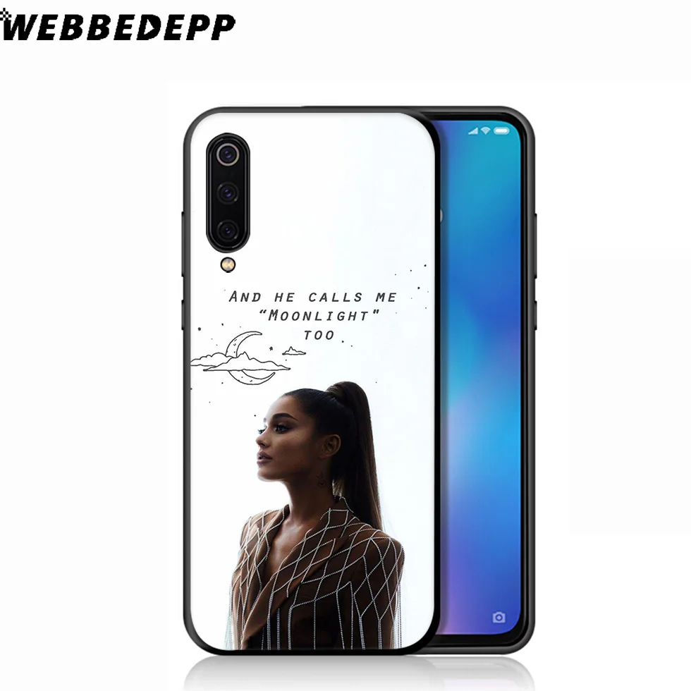 Мягкий чехол WEBBEDEPP Ariana Grande для Xiaomi Mi 9T 9 8 SE 6 A1 A2 A3 Lite MiA1 MiA2 MiA3 F1 MAX 3 Mi8 CC9E CC9 |
