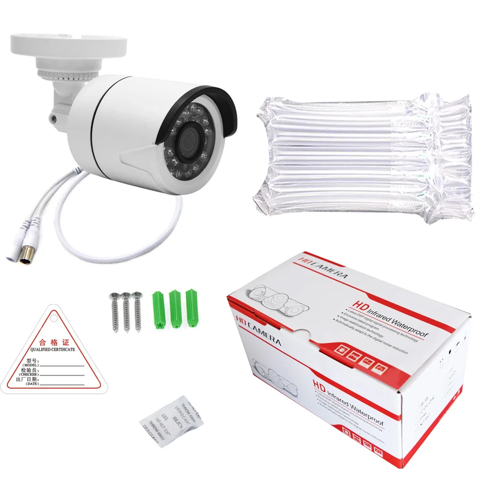 CCTV AHD камера 2.0MP внешняя HD камера безопасности 1080P аналоговая камера 5MP цилиндрическая Водонепроницаемая камера наблюдения система