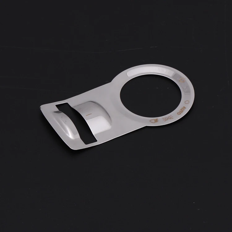 Лампа из нержавеющей стали украшение для переключателя фар наклейка/отделка