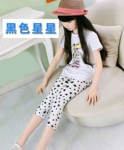 Новинка; Модные леггинсы для девочек; Леггинсы для девочек; Детские штаны; Детские короткие леггинсы