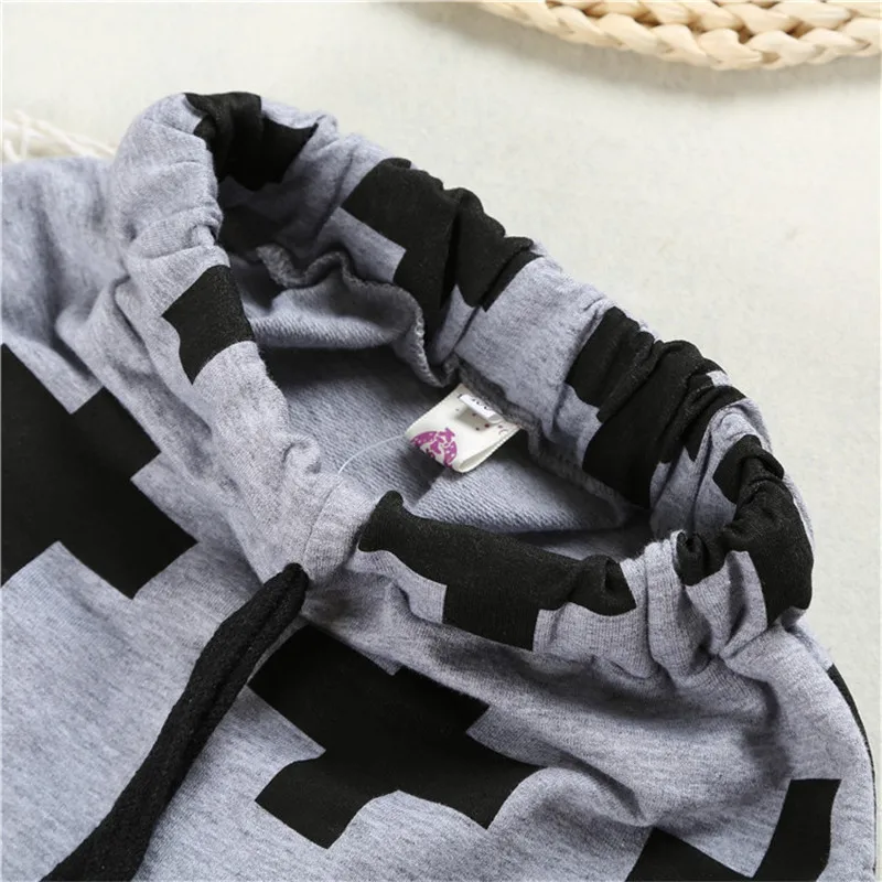 Летние штаны для маленьких детей модные брюки мальчиков с крестиками и звездами