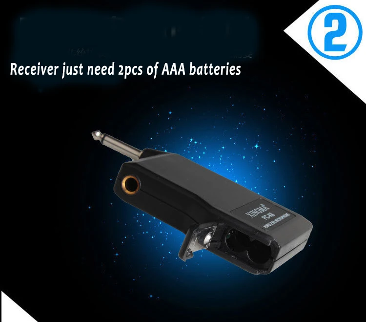 XINGMA PC-K3 Wireless Microphone Professional Dynamic VHF Metal Handheld Mic For Karaoke Computer PC Singing KTV