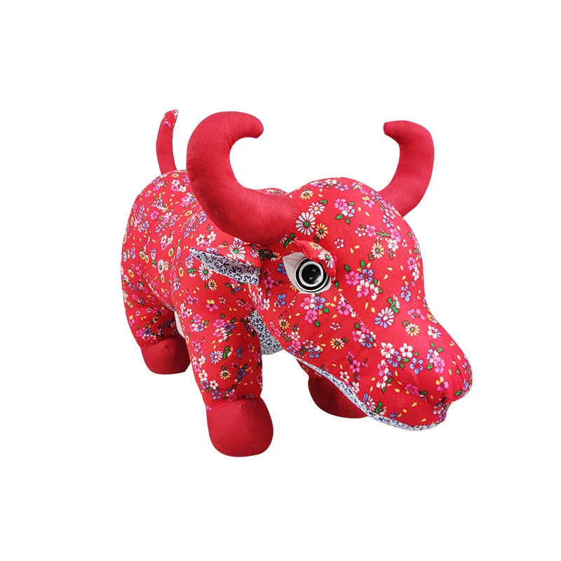 

Creative Cloth+PP Dolls Bull Plush Toys Home Decoration Children's Gifts
