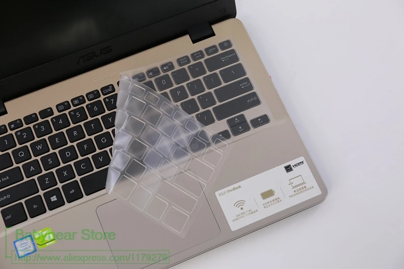 14 дюймов клавиатура протектор кожного покрова для Asus VivoBook E406SA A407UB X411U X411UF PU404U X405UR A407UB R421 S410 X411 X407