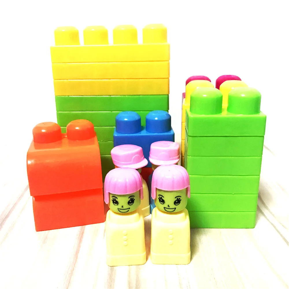 43PCS Building Blocks DIY Creative Bricks Model Enhance Mind Figures Educational Kids Toys | Игрушки и хобби