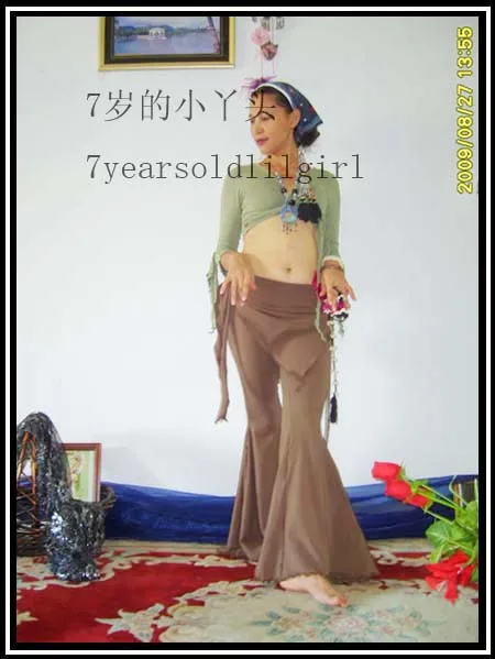 Брюки для танца живота из лайкры и хлопка|belly dance flare pants|belly pantstribal belly |