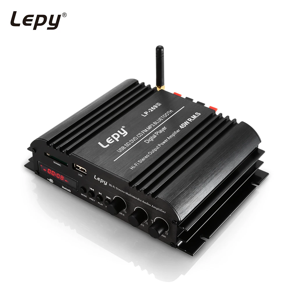 Lepy lp 269s Bluetooth Усилители домашние 2 канала Hi Fi стерео аудио DVD авто мотоциклов