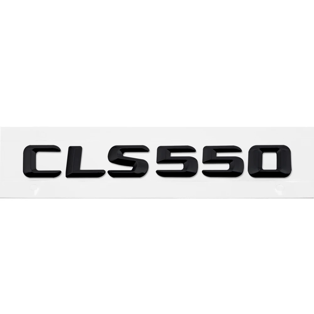 

Car Rear Tailgate Emblems Logo Letters Sticker Badge Decoration For Mercedes Benz CLS Class CLS400 CLS500 CLS550 W218 W219 W204