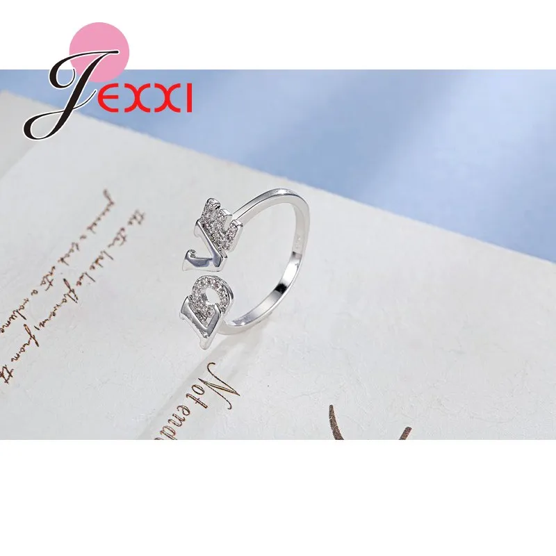 Женское кольцо с сердечком модное из стерлингового серебра 925 пробы кубическим