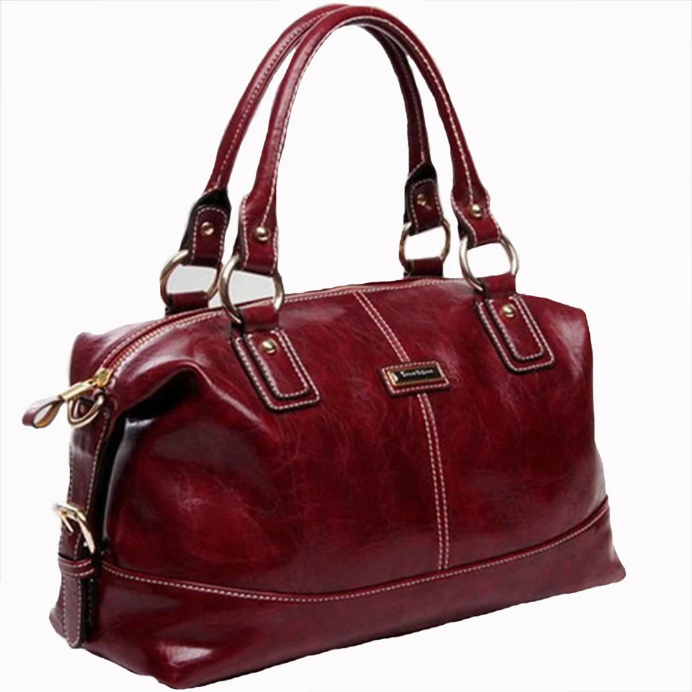 Женская сумка из ПУ кожи с ручками и плечевым ремнём 2020 | Багаж сумки