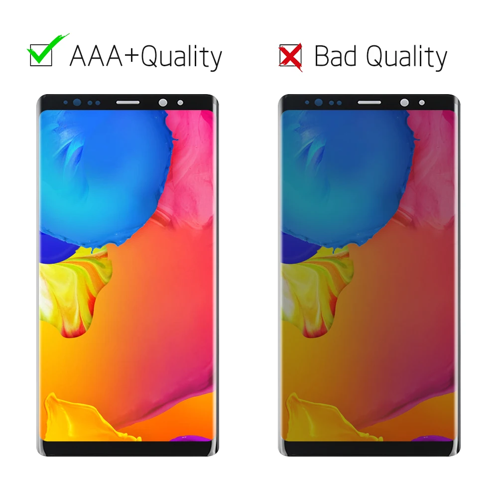 6 3 &quotсупер AMOLED 2960*1440 дисплей для SAMSUNG GALAXY Note 8 N9500 N9500F SM ЖК сенсорный экран
