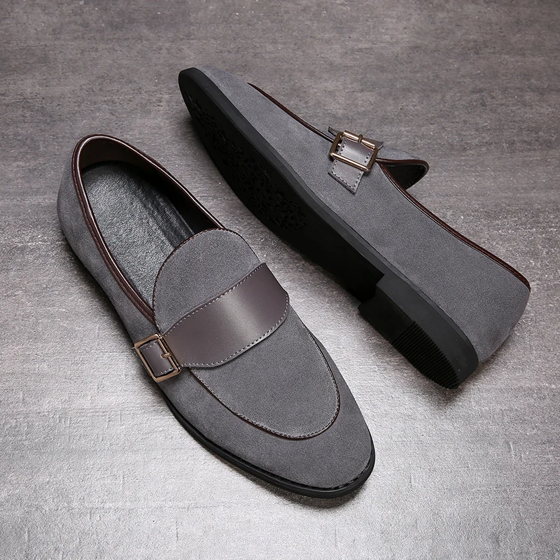 Yomior Fashion Summer Men Dress Leather Shoes Handmade Brogue Style Party Wedding Shoes Man Flats Loafers Oxfords Formal Shoes