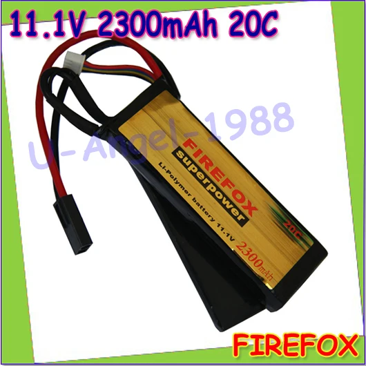 1pcs 100% Orginal FireFox 11.1V 2300mAh 20C 2 cell Li Po AEG Airsoft Battery F4R23C Drop shipping | Игрушки и хобби