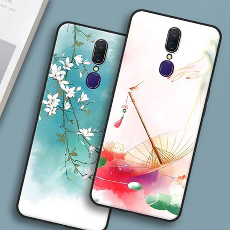 Чехол для OPPO F11 6 53 дюйма мягкий силиконовый чехол телефона с мультяшным рисунком