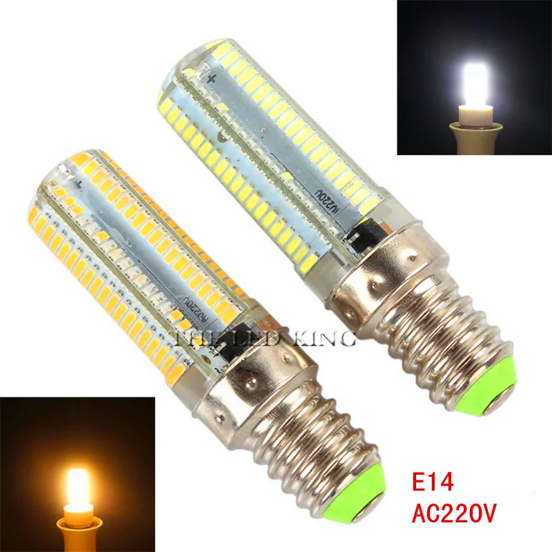 1 шт. силикон 7 Вт 9 12 15 G9 E14 SMD3014 Не Диммируемый светодиодный светильник для