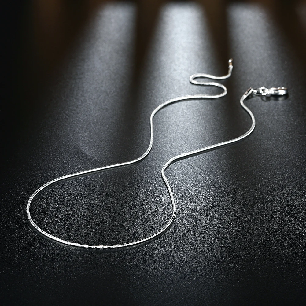 18 дюймов Размер змеиная цепочка 20 cadenas colier ювелирные изделия sevgiliye hediye joyas marca famosa al