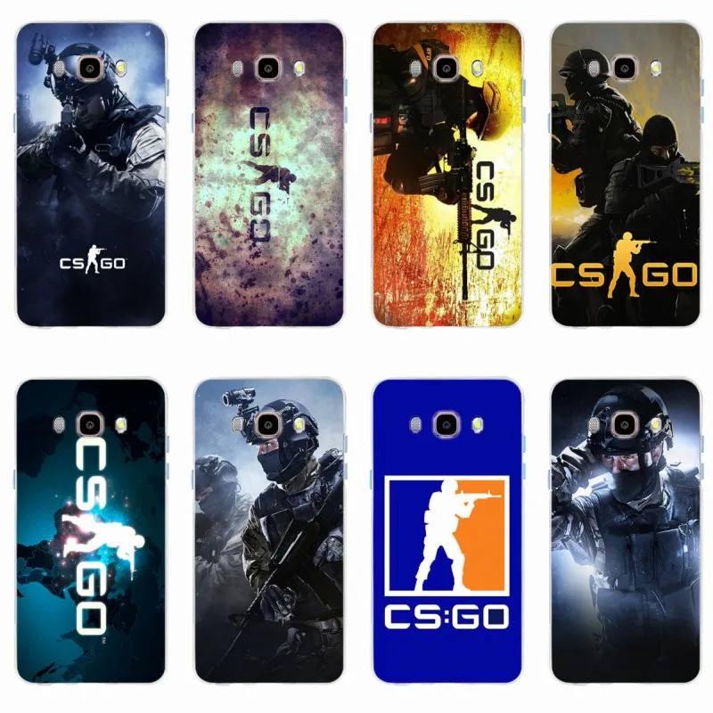 Чехол из мягкого силикона и ТПУ Counter Strike cs go для Samsung Galaxy S6 Edge S6Plus A7 S7 S7edge S8 S9 Plus A5 J2 J5