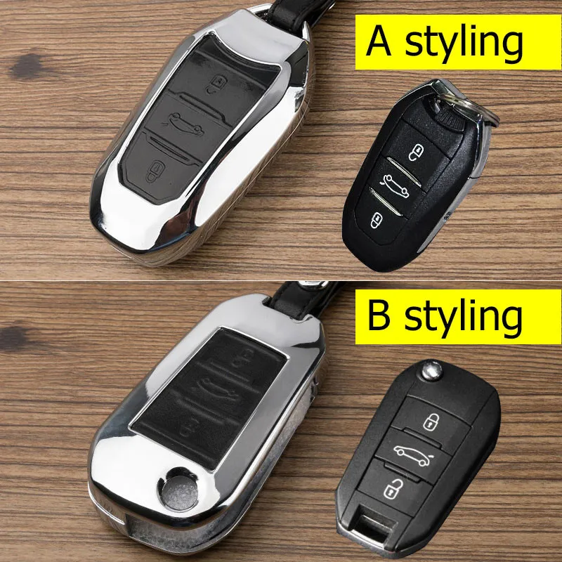 Чехол для ключей из цинкового сплава Peugeot 3008 208 308 RCZ 508 408 2008 407 307 4008 Citroen C5 C6 C4L CACTUS |