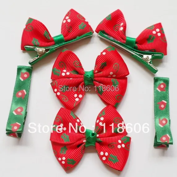350 шт./лот лучшие и милые рождественские банты для волос 2013 девочек детей