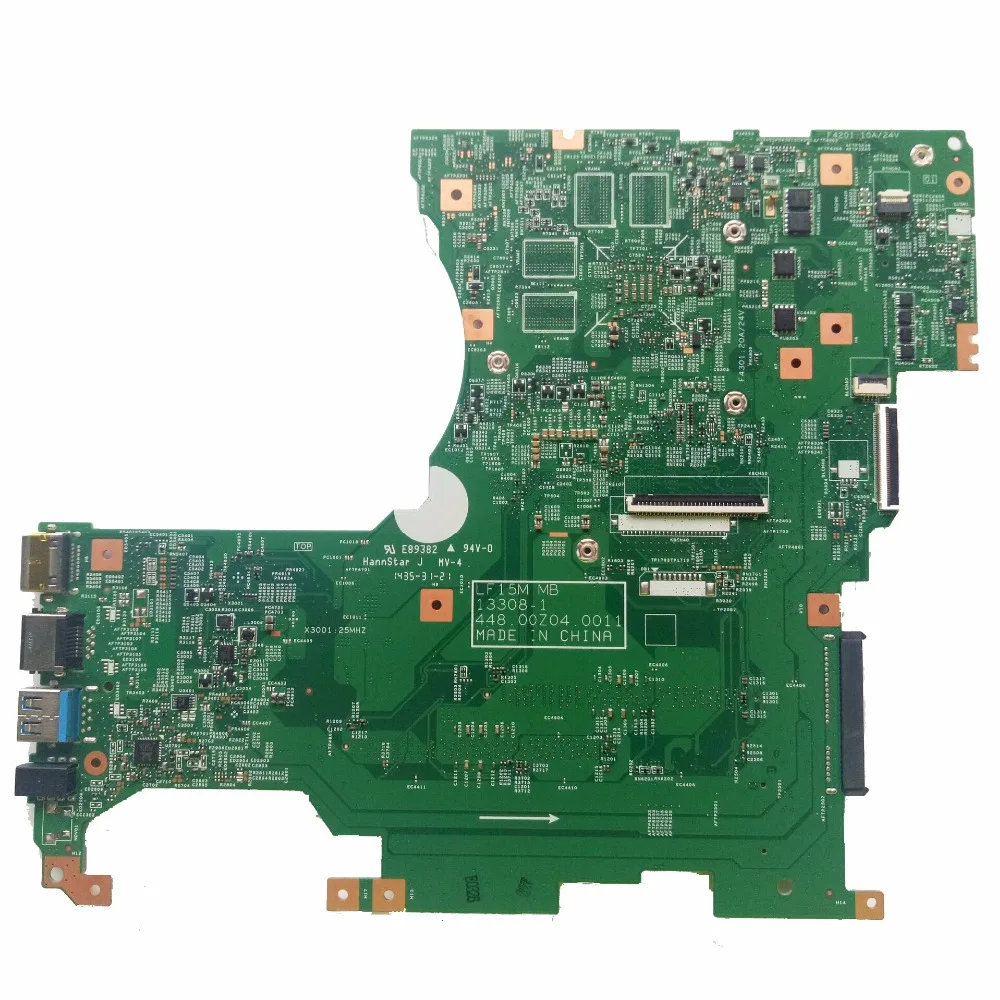 Для Lenovo FLEX 2 15 материнская плата для ноутбука LF15M MB 13308 1 448.00Z04.0011 SR1EB i7 4510U 840M 2GB 100%