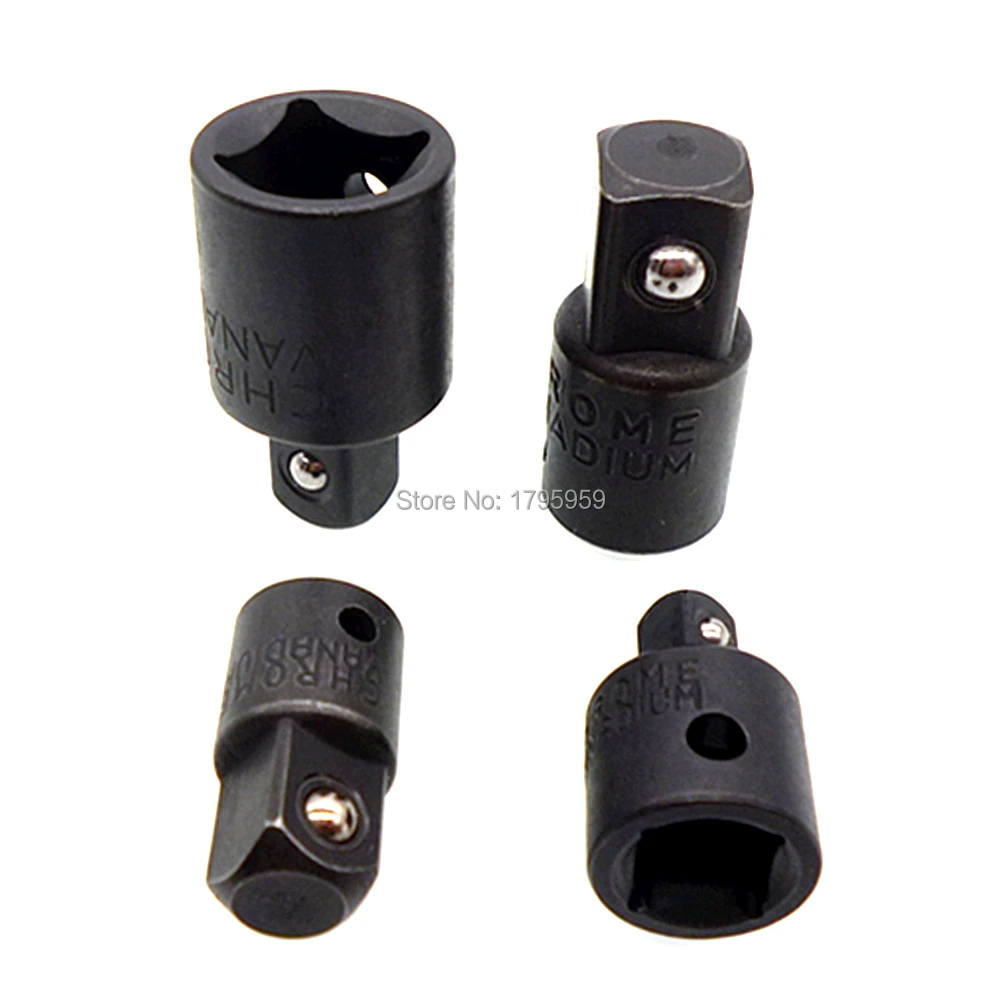 Набор ударных торцевых гаечных ключей 4 шт. понижающие адаптеры 1/2 дюйма 3/8 1/4