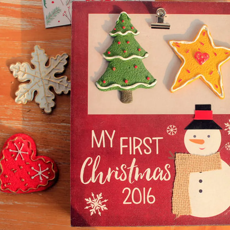 Наклейки на холодильник магниты Рождество декоративные стикер сообщений магнит