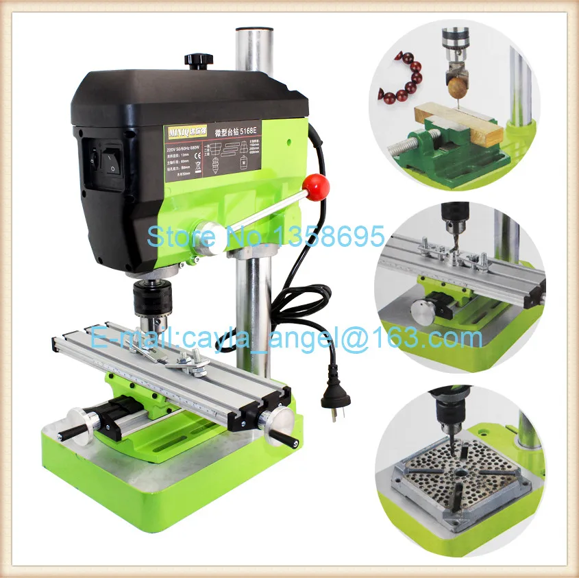 Миниатюрный сверлильный станок 220 В высокое качество электрический для металла с