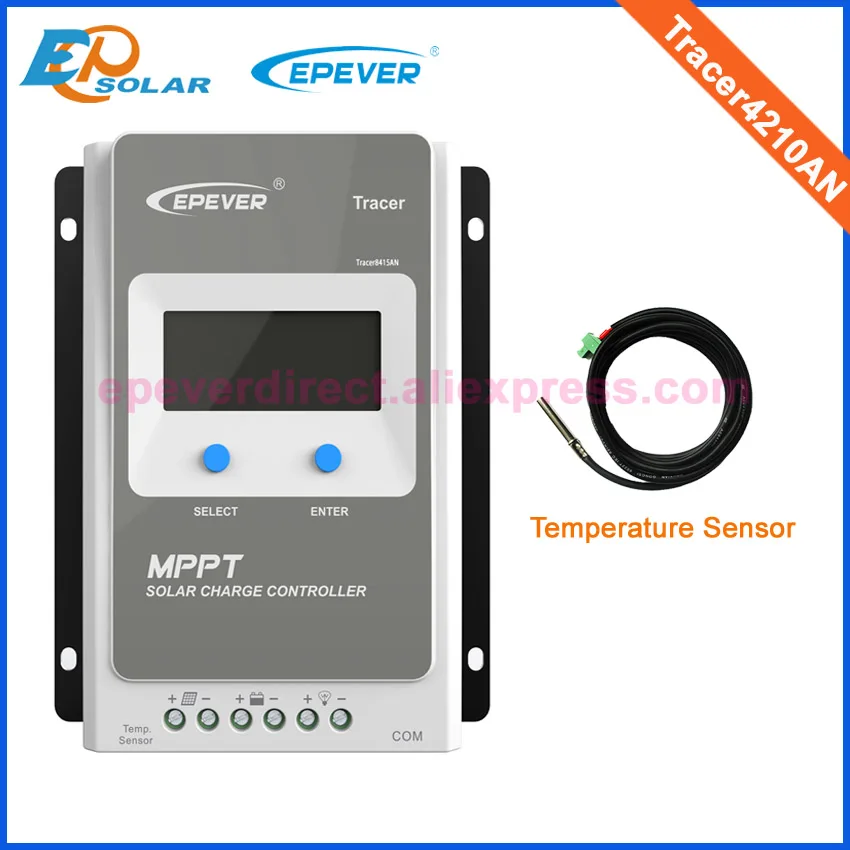 MPPT контроллер солнечной батареи с датчиком температуры EPEVER 40A Tracer4210AN 3210AN 2210AN 1210AN