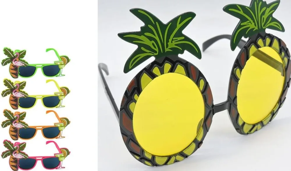 Гавайские очки тропический хула пляжные солнцезащитные для пивной вечеринки