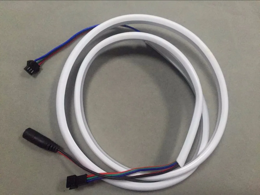 2 м DC5V SK6812 144 пикс./м адресуемый светодиодный неоновый пиксельный свет RGB полный