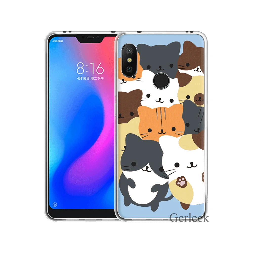 Чехол для мобильного телефона Desxz милый забавный кот Xiaomi Redmi Note 3 Pro 4 4X 5 6 7 Go 5A